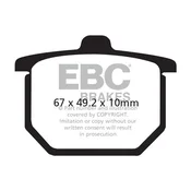 Klocki hamulcowe EBC FA030 (kpl. na 1 tarcze)