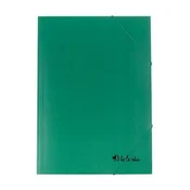 Tabla z elastiko, kartonska, A4, VICTORIA OFFICE, zelena