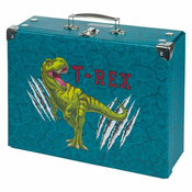 BAAGL Zložljiv šolski kovček - T-REX s priključki