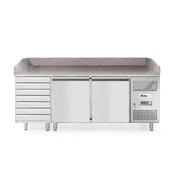 Hladilni pult za pico z dvema vrati, Arktic, 250 l, 230 V/250 W, 800x2010x(V)840 mm
