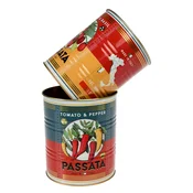 Dekorativne škatle za shranjevanje v kompletu 2 ks iz kositra o 11x13 cm Passata – Rex London