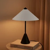 Lindby namizna svetilka Norvik, višina 35 cm, črna/siva, kovina - Dnevna soba/jedilnica - Sodobni - črna, svetlo siva