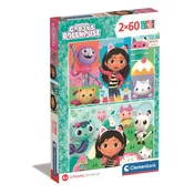 Clementoni Puzzle 2X60 Gabbys Dollhouse