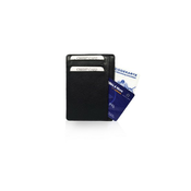 Cryptalloy leather shielded case for up to 6 RFID cards