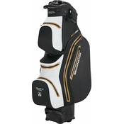 Golf cart bag Bennington Dry-QO 14+ Waterproof Black/White/Gold