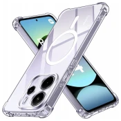 Hibridni ovitek Techsuit Shockproof MagSafe za Xiaomi Redmi Note 14 5G - clear
