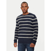 Brave Soul Pulover MK-248OSLO Mornarsko modra Regular Fit