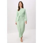 Trendyol Modest Ženska haljina Tctss25Eb00129, Zelena