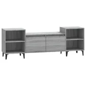Vidaxl TV omarica siva sonoma 160x35x55 cm inženirski les