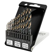 shumee Svedri za kovino HSS-CNC, 124°, Pro-Tec, 1,5 - 6,5 mm, komplet 13 kosov