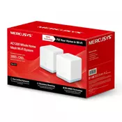 Mercusys Halo S12(2-pack), AC1200 Whole Home Mesh Wi-Fi System