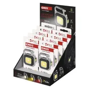 Polnilna mini LED svetilka - obesek za ključe, 750 lm, 10 kosov, razstavna škatla