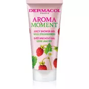 Dermacol Aroma Moment Wild Strawberries gel za prhanje z vonjem gozdnih jagod 30 ml unisex