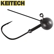 JIG KEITECH Fishing Tungsten MONO GUARD Round Jig Head Hook #1/0-1,8g/3,5gr