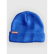 The Dudes Logo Vermillon Nut Warmer Beanie electric blue