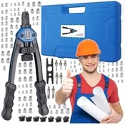 [paket] Ročni kovičnik za kovične matice M3-M12, 126-delni komplet, kovček D905