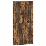 Vidaxl omara za čevlje večbarvno 80 x 35.5 x 180 cm Konstruiran les