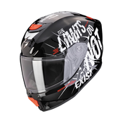 Detská prilba na motorku Scorpion EXO-JNR AIR BOUM cerno-bílá