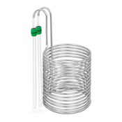 Potopni hladilnik pivine - O 26 cm - 16 tuljav - nerjaveče jeklo