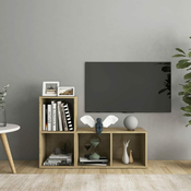 TV ormarici 2 kom boja hrasta 72x35x36,5 cm konstruirano drvo