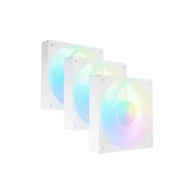 slomart Set 3 ventilatorjev Fury Sai S12 ARGB PWM, beli