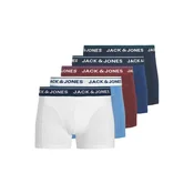 JACK & JONES Bokserice JACBRANCO plava / mornarsko plava / svijetloplava / burgund / bijela