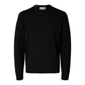 SELECTED HOMME Pulover SLHTRAY  črna