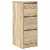 Vidaxl Komoda sonoma hrast 29,5x34x76 cm inženirski les