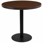 Bistro stol tamnosmedi 80 cm MDF
