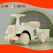 Retro guralica sa prikolicom olive