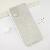 Maska Crystal Dust za Motorola Moto G13 srebna