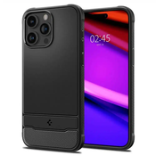 SPIGEN Rugged Armor MAG ovitek, združljiv z MAGSAFE, za IPHONE 15 PRO, mat črn
