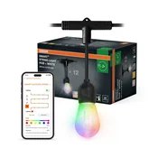 Osram - LED RGB zunanji zatemnljiv niz SMART+ STRING 12xLED/230V 7,47m IP44 Wi-Fi