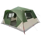 vidaXL vidaXL Takojšnji šotor Zelena 365 x 280 x 200 cm Poliester in jeklo, (5000309334)