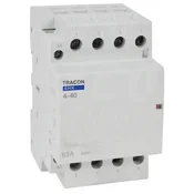 Tracon Electric Modularni montažni kontaktor 230V AC 4xNO 40A 3P TRACON