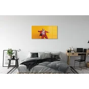 tulup.si Stenska plošča za kuhinjo Človek plaid ustrezala 100x50 cm