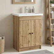 vidaXL vidaXL Omarica pod umivalnikom Artisan hrast 78,5 x 37,5 x 81 cm, (5000245031)