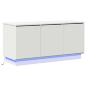Vidaxl TV omarica z LED lučmi Bela 100 x 38 x 49 cm Konstruiran les