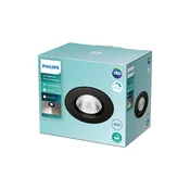 Philips Dive LED vgradno reflektorsko svetilo IP65 okroglo črno - Dnevna soba/jedilnica - črna - Kovina