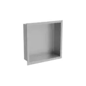 Mexen X-Wall-R kotna polica s prirobnico 30 x 30 cm, inox - 1910303010