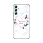 Silikonska maska za Samsung A346B Galaxy A34 5G Enjoy Every Moments Print bela