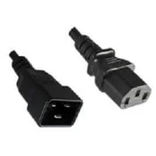 Napajalni kabel C13-C20 10A 2m črn