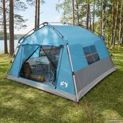 vidaXL vidaXL Instant šotor vodoodporen 4 oseba Modra, (5000309316)