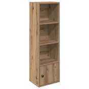 Vidaxl Knjižna omara artisan hrast 31x24x102 cm inženirski les