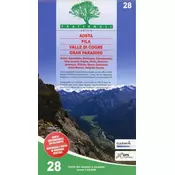 Aosta - Pila - Valle di Cogne - Gran Paradiso 1 : 25 000