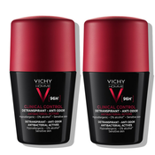 Vichy Homme Clinical Control 96h detranspirant roll-on dezodorant proti neprijetnemu vonju, 2 x 50 ml