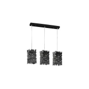 ONLI - Luster na sajli FORESTA 3xE27/15W/230V crna