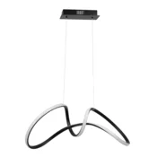 LED luster na sajli TESORO LED/48W/230V crna
