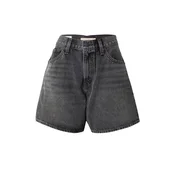 LEVIS ® Kavbojke High-Rise Baggy Shorts  črn denim