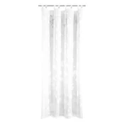 Bela prosojna zavesa iz tančice 135x245 cm Flowers – Sehlbach